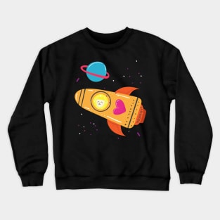 Cat In Space Crewneck Sweatshirt